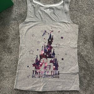 Disneyland Paris 25 anniversary tank top. Size large